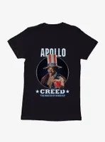 Rocky Apollo Creed The Master Of Disaster Womens T-Shirt