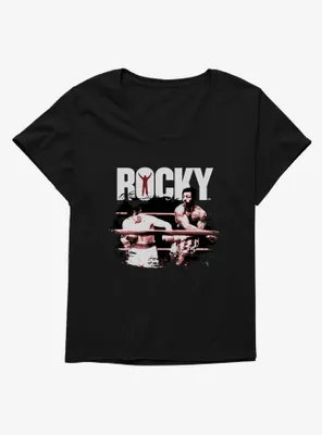 Rocky Vs. Apollo Womens T-Shirt Plus