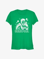 Marvel Deadpool Shamrock Girls T-Shirt