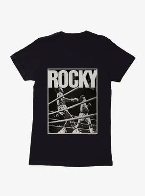 Rocky Punch To Apollo Print Womens T-Shirt