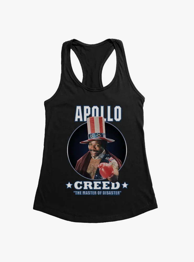 Rocky Apollo Creed The Master Of Disaster Womens Tank Top