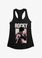 Rocky Fighting Stance Womens Tank Top