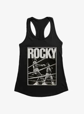 Rocky Punch To Apollo Print Womens Tank Top