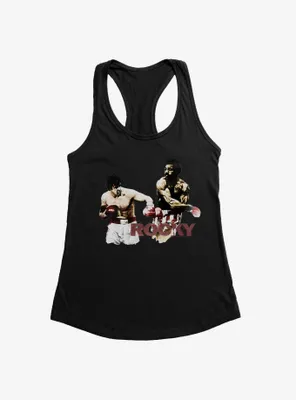 Rocky Vs. Apollo Creed Fight Scene Womens Tank Top