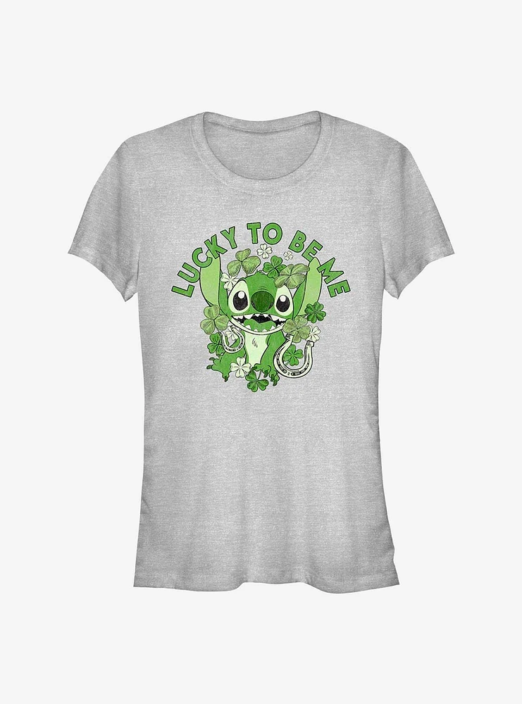 Disney Lilo & Stitch Lucky To Be Me Girls T-Shirt
