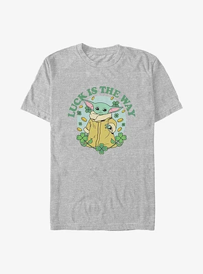 Star Wars The Mandalorian Grogu Luck Is Way T-Shirt