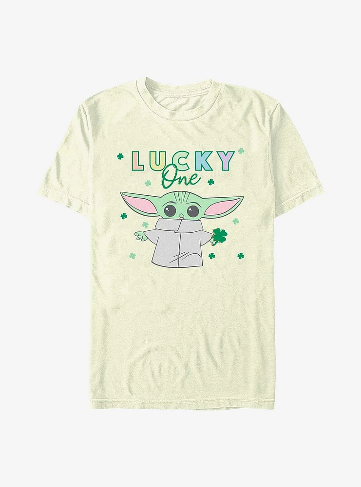 Star Wars The Mandalorian Lucky One Clover T-Shirt