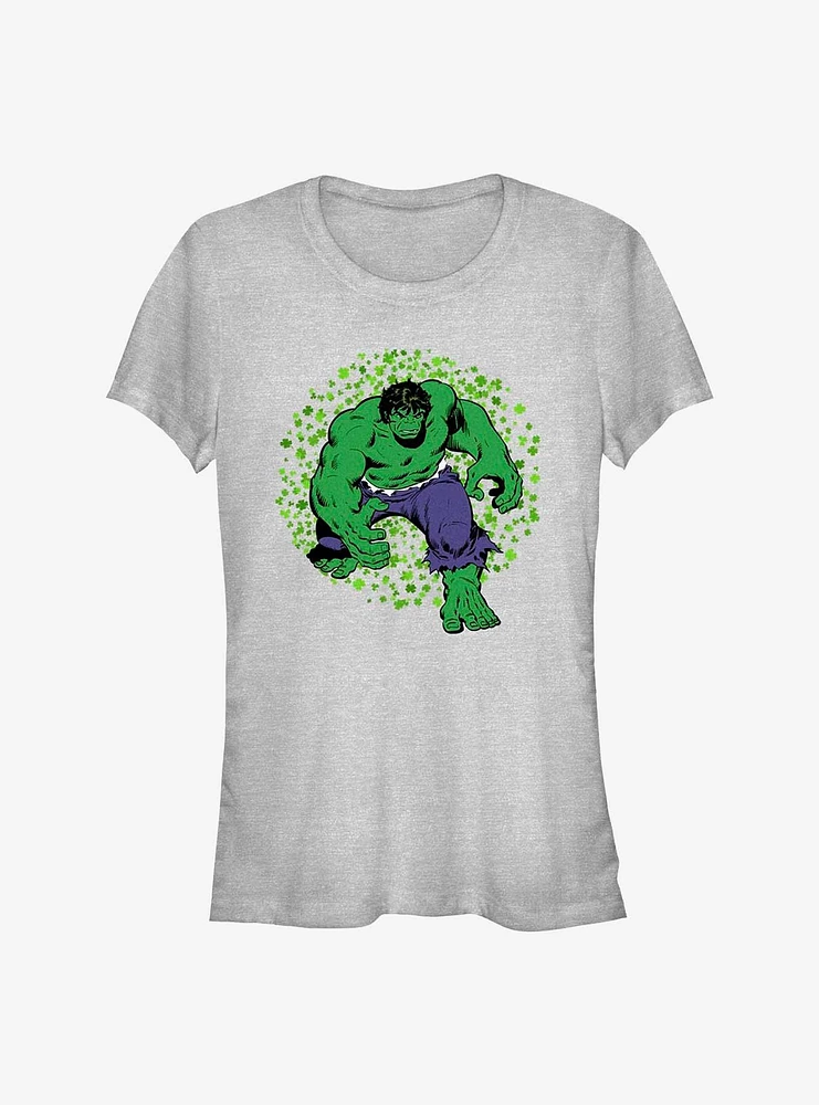 Marvel Shamrock Hulk Girls T-Shirt