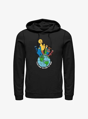 Sesame Street Friends Make The World Hoodie