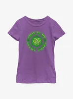 Dungeons & Dragons This Is My Lucky Shirt Youth Girls T-Shirt