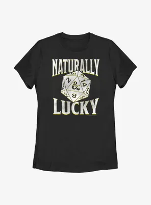 Dungeons & Dragons Naturally Lucky Womens T-Shirt