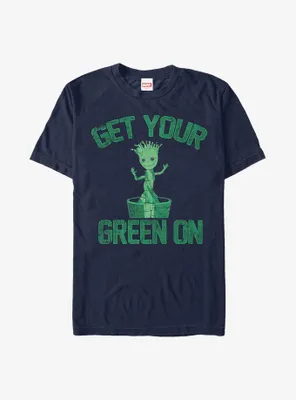 Marvel Guardians of the Galaxy Groot Get Your Green On T-Shirt