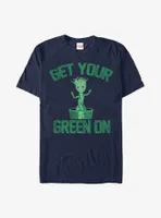 Marvel Guardians of the Galaxy Groot Get Your Green On T-Shirt