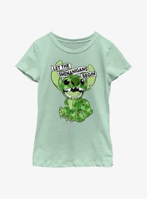 Disney Lilo & Stitch Let The Shenanigans Begin Youth Girls T-Shirt