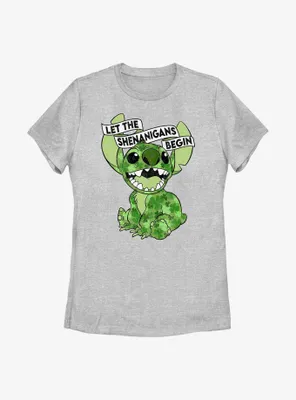Disney Lilo & Stitch Let The Shenanigans Begin Womens T-Shirt