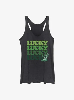 Disney Lilo & Stitch Lucky Stack Womens Tank Top