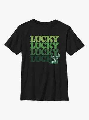 Disney Lilo & Stitch Lucky Stack Youth T-Shirt