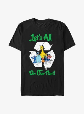 Sesame Street Let's All Do Our Part T-Shirt
