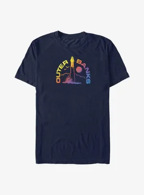Outer Banks Lighthouse Gradient Logo T-Shirt