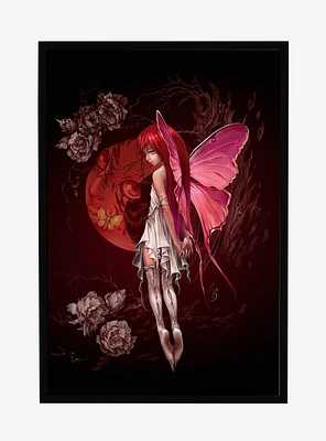 Fairies by Trick Red Fairy Framed Poster