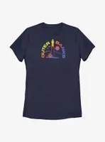 Outer Banks Lighthouse Gradient Logo Womens T-Shirt