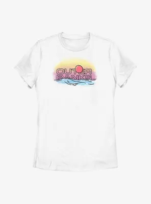 Outer Banks Sunset Womens T-Shirt