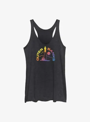 Outer Banks Lighthouse Gradient Logo Womens Tank Top