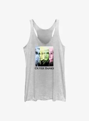 Outer Banks Color Block Panels Womens Tank Top