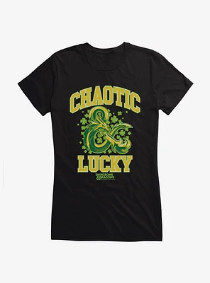 Dungeons & Dragons Chaotic And Lucky Girls T-Shirt