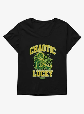 Dungeons & Dragons Chaotic And Lucky Girls T-Shirt Plus