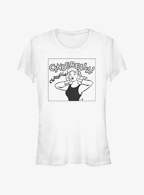 Disney Cinderella Comic Square Girls T-Shirt
