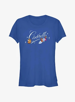 Disney Cinderella Mice Logo Girls T-Shirt
