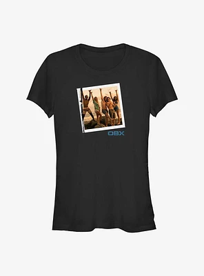 Outer Banks Group Beach Photo Girls T-Shirt
