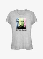 Outer Banks Cast Line Up Girls T-Shirt