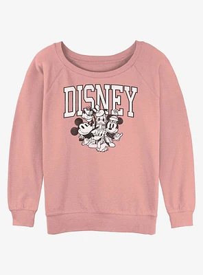 Disney Mickey Mouse Vintage Group Girls Sweatshirt