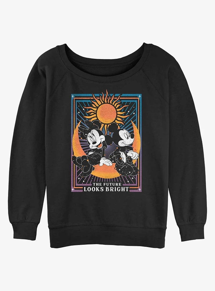 Disney Mickey Mouse & Minnie The Future Looks Bright Astrology Girls Sweatshirt