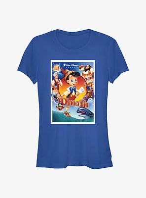 Disney Pinocchio Classic Movie Cover Girls T-Shirt