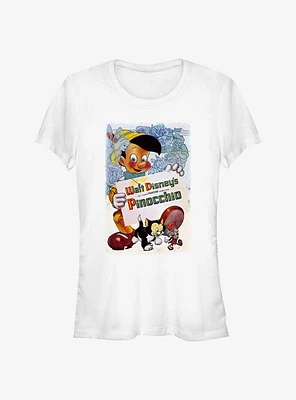 Disney Pinocchio Vintage Cover Girls T-Shirt