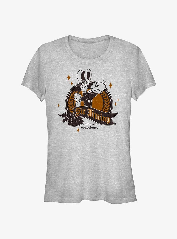 Disney Pinocchio Sir Jiminy Official Conscience Girls T-Shirt