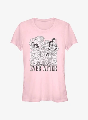 Disney Princesses Happily Ever After Girls T-Shirt