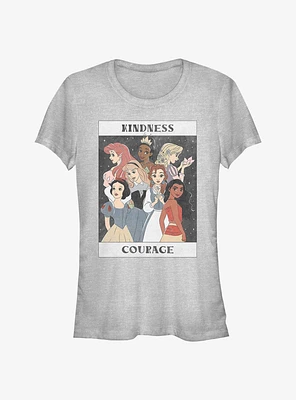 Disney Princesses Kindness And Courage Girls T-Shirt