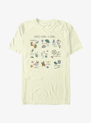 Disney Princesses Once Upon A Grid T-Shirt