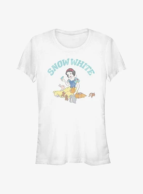 Disney Snow White And Woodland Animals Girls T-Shirt