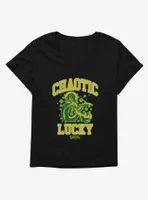 Dungeons & Dragons Chaotic And Lucky Womens T-Shirt Plus
