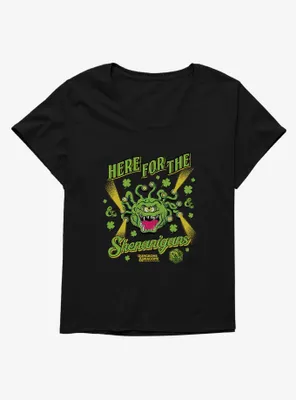 Dungeons & Dragons Here For The Shenanigans Beholder Womens T-Shirt Plus