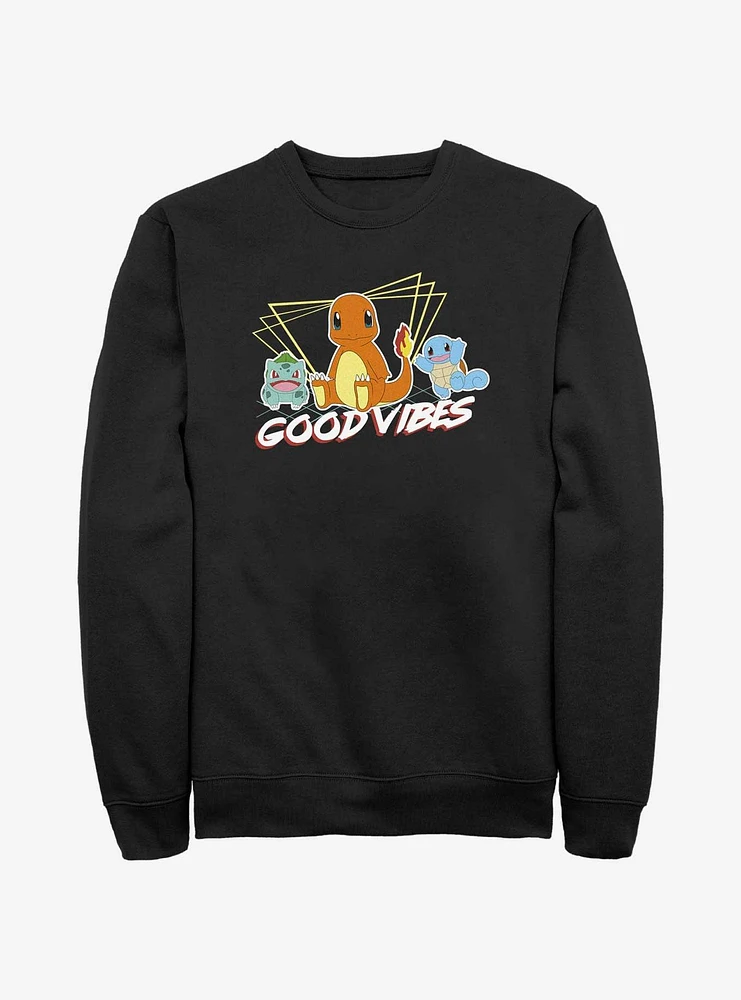 Pokemon Good Vibes Starter Pack Sweatshirt