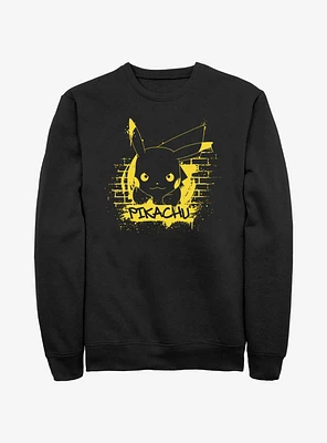 Pokemon Pikachu Graffiti Sweatshirt