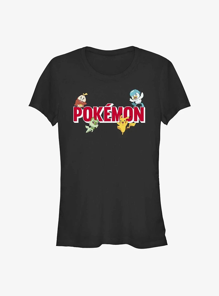 Pokemon Logo Girls T-Shirt