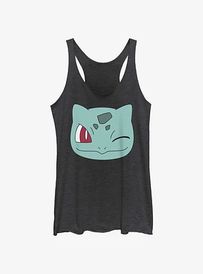 Pokemon Bulbasaur Wink Face Girls Tank