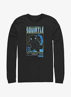 Pokemon Squirtle Grid Long-Sleeve T-Shirt